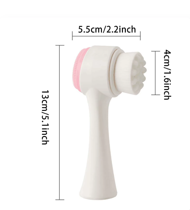 2-in-1 Glow Boosting Silicone Facial Brush