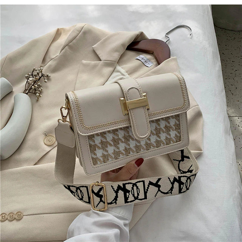 Hot Unique Bag Design Retro Woolen Square Bag & Elegant Shoulder Bag Messenger Bag Width 20.5Cm Height 15Cm Thickness 8Cm