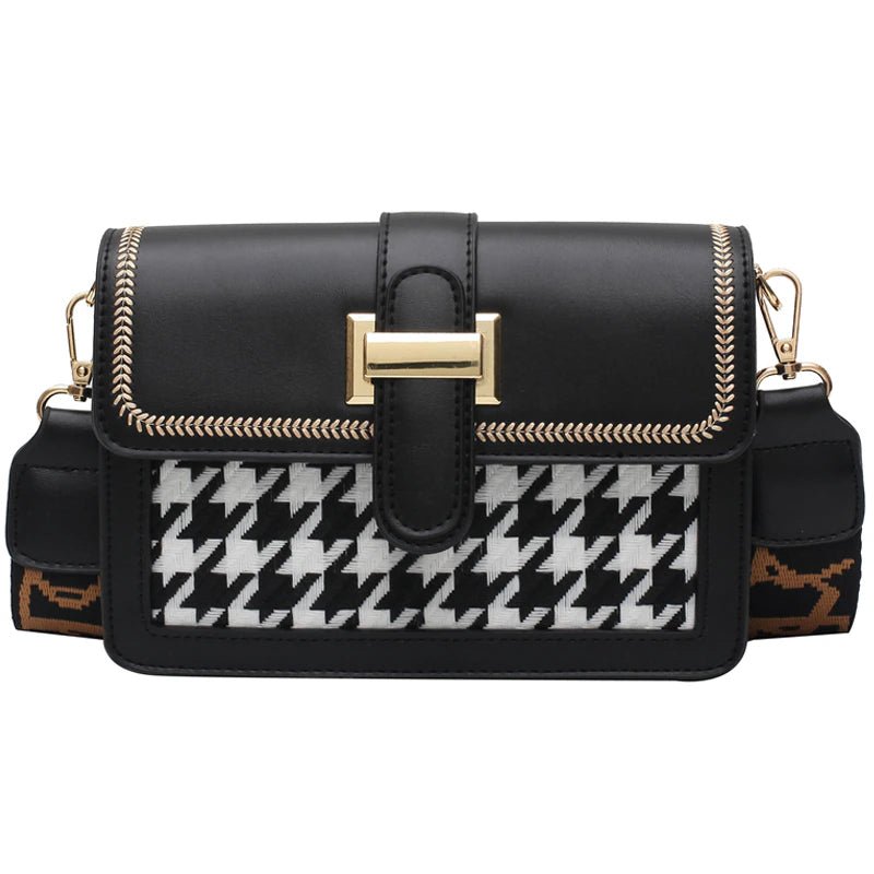 Hot Unique Bag Design Retro Woolen Square Bag & Elegant Shoulder Bag Messenger Bag Width 20.5Cm Height 15Cm Thickness 8Cm